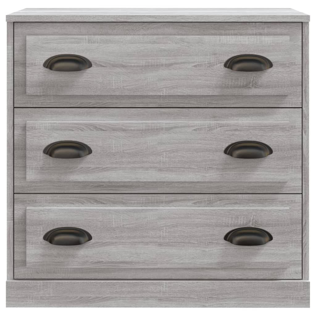 Buffet sonoma gris 70x35,5x67,5 cm bois d'ingénierie