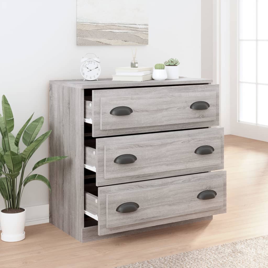 Sonoma Grey Buffet 70x35.5x67.5 CM INGEGNERING WOOD