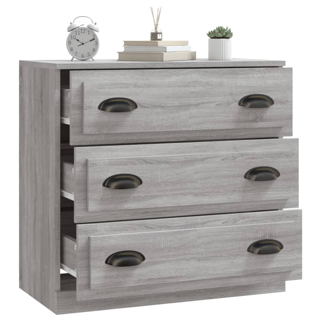 Sonoma Grey Buffet 70x35.5x67.5 CM INGEGNERING WOOD