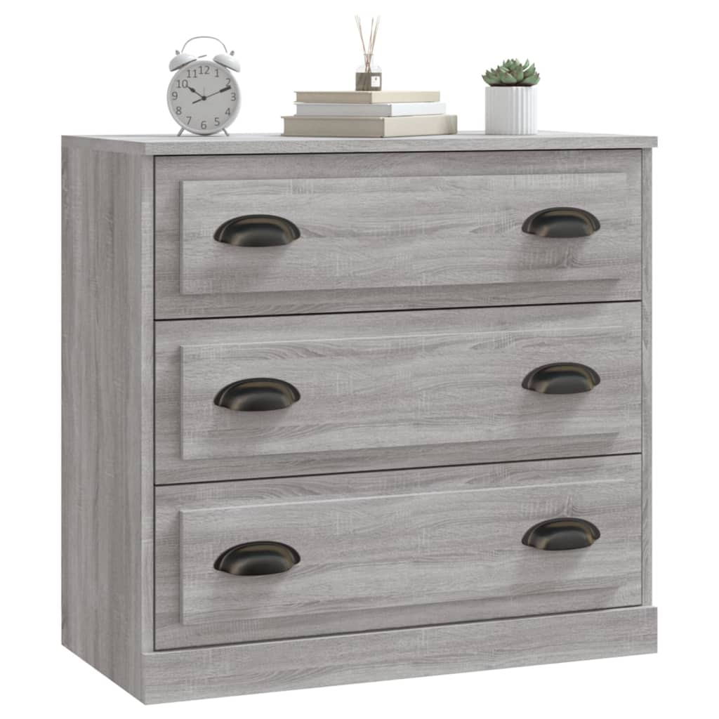 Sonoma Grey Buffet 70x35.5x67,5 cm Ingenieurholz Holz