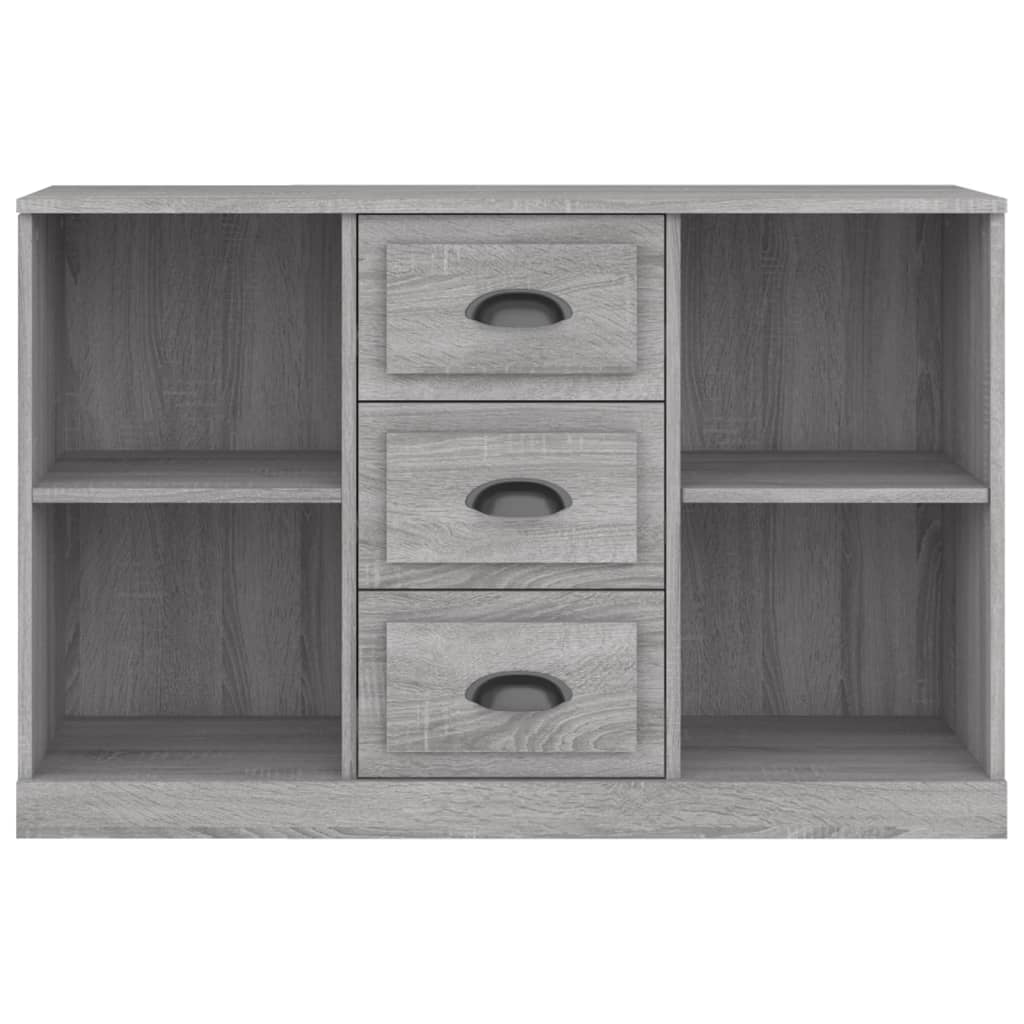 Credenza Sonoma grigia 104,5x35,5x67,5 cm in derivati ​​del legno