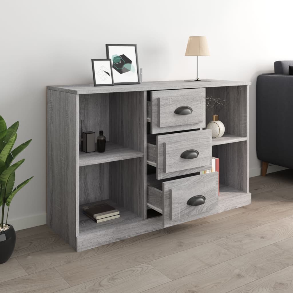 Sonoma gray buffet 104.5x35.5x67.5 cm engineering wood