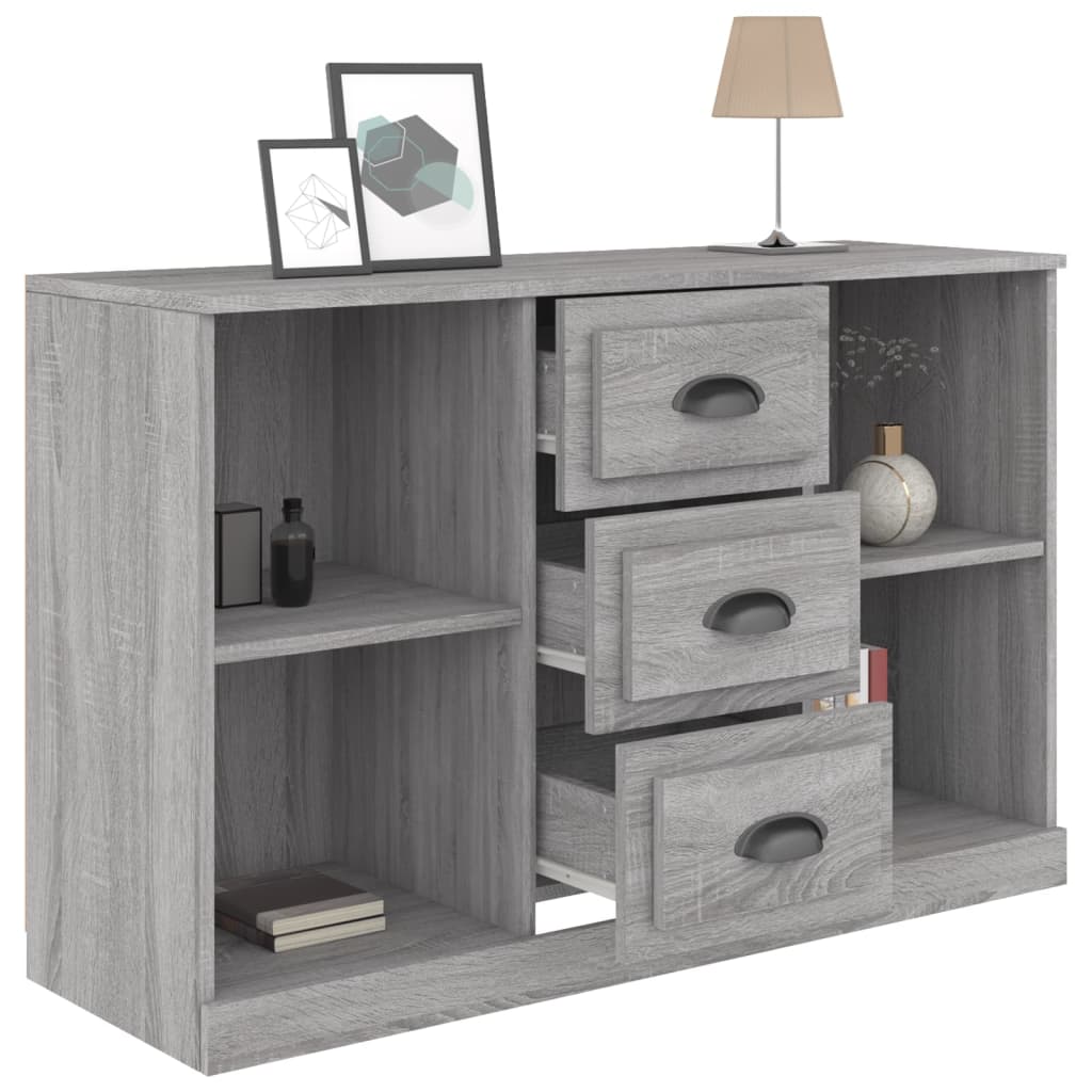 Sonoma gray buffet 104.5x35.5x67.5 cm engineering wood