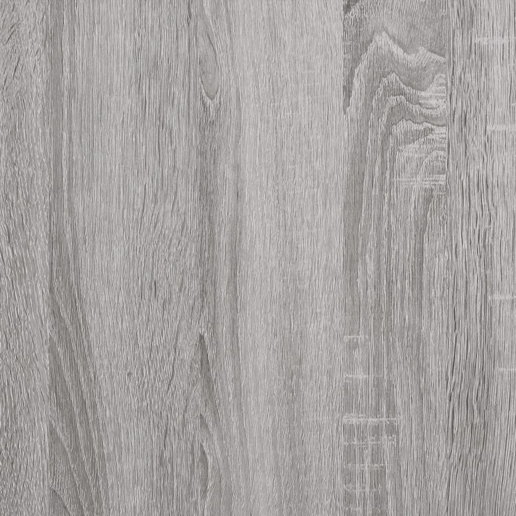 Credenza Sonoma grigia 104,5x35,5x67,5 cm in derivati ​​del legno