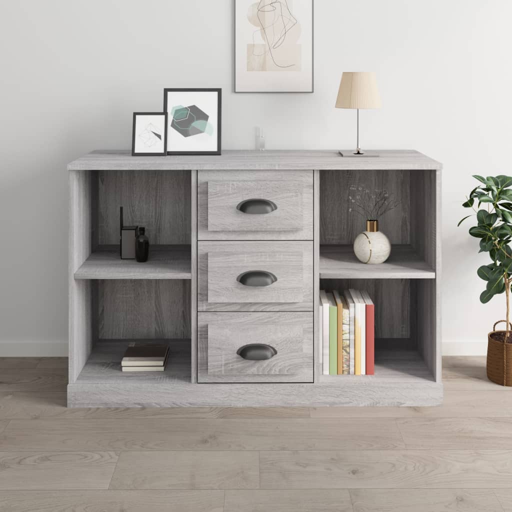 Sonoma gray buffet 104.5x35.5x67.5 cm engineering wood