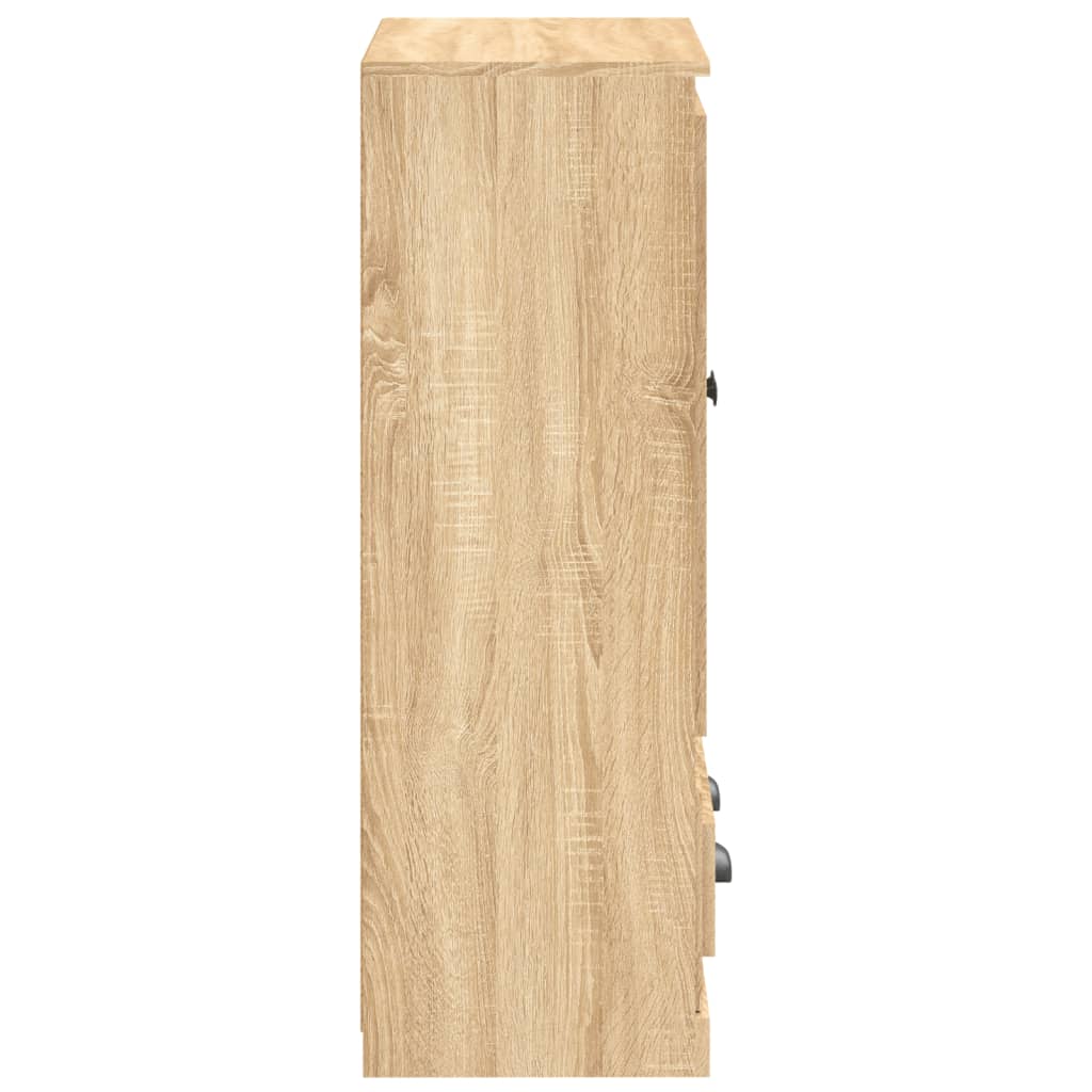 Sonoma Oak Buffet 60x35.5x103.5 cm Ingenieurholz Holz
