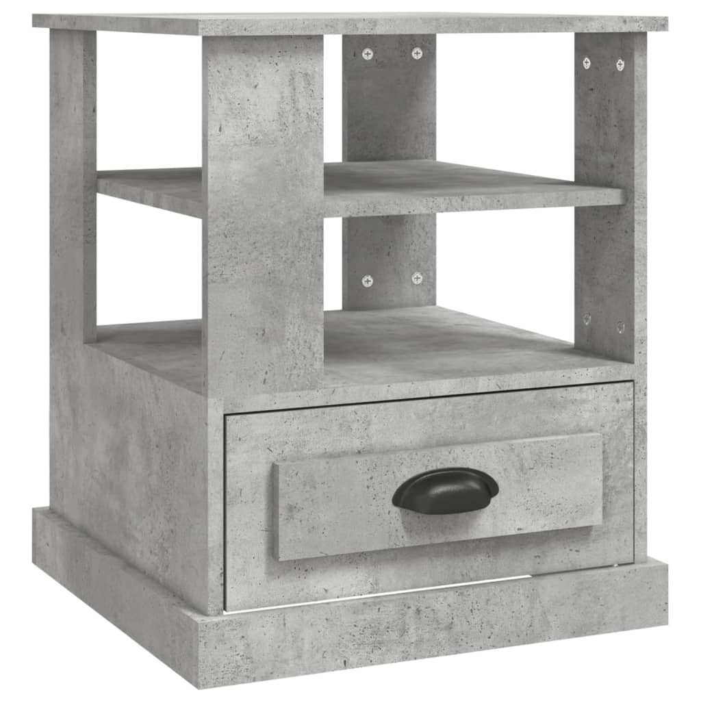 Concrete gray table 50x50x60 cm engineering wood