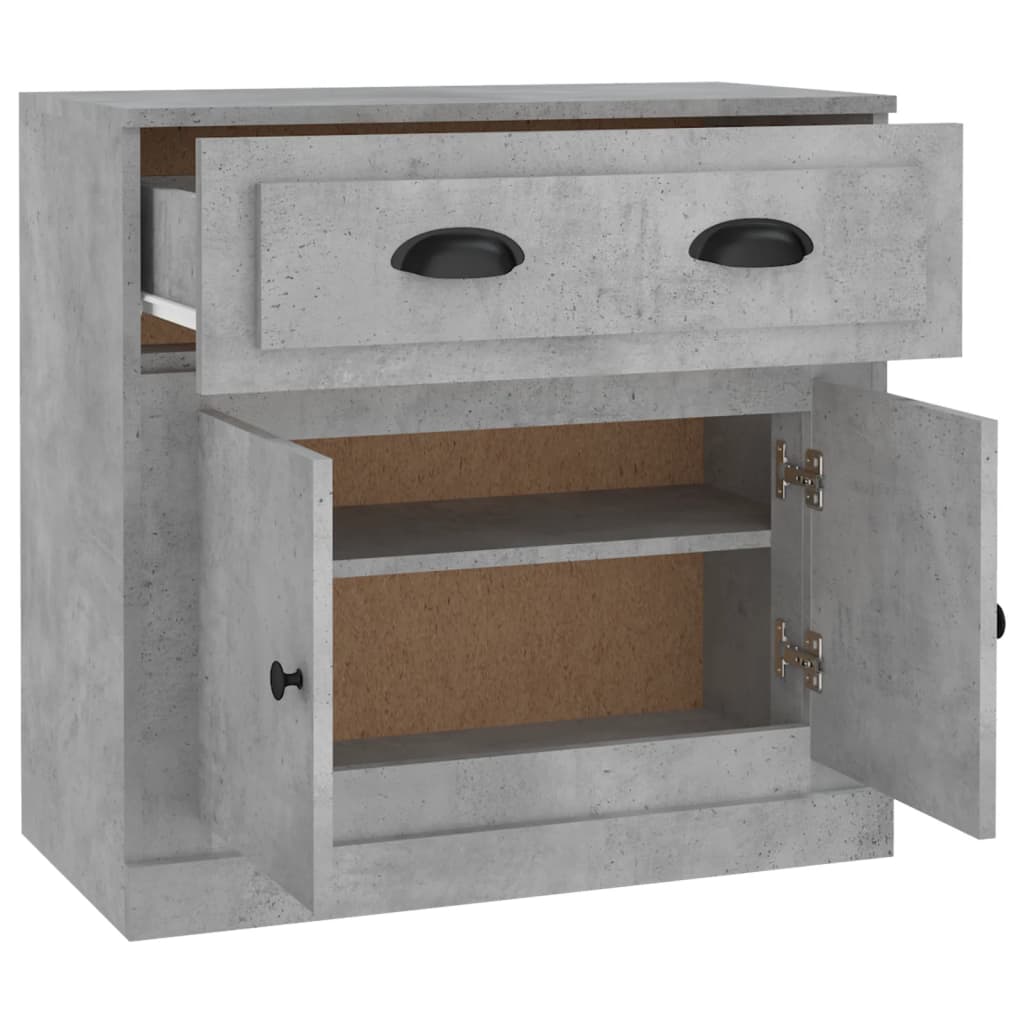 Concrete gray buffet 70x35.5x67.5 cm engineering wood