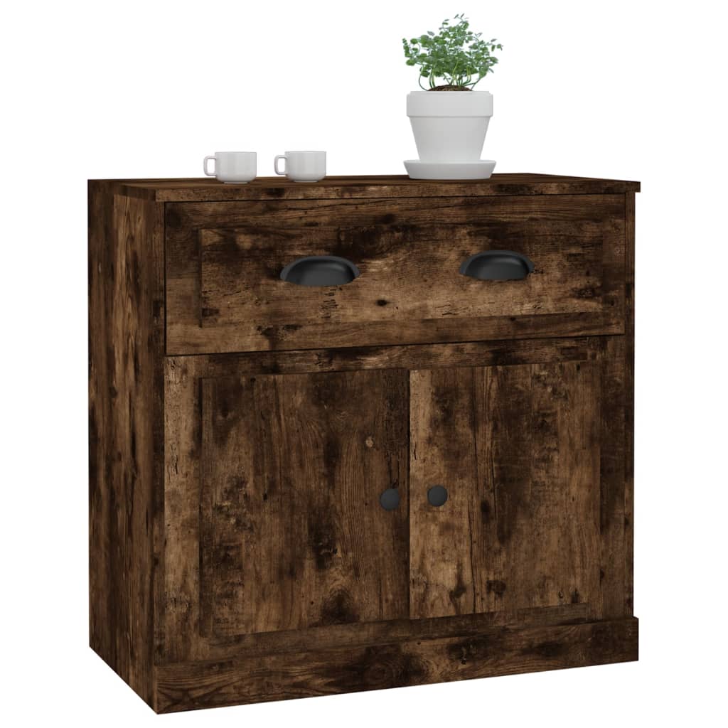 Smoked oak buffet 70x35.5x67.5 cm engineering wood