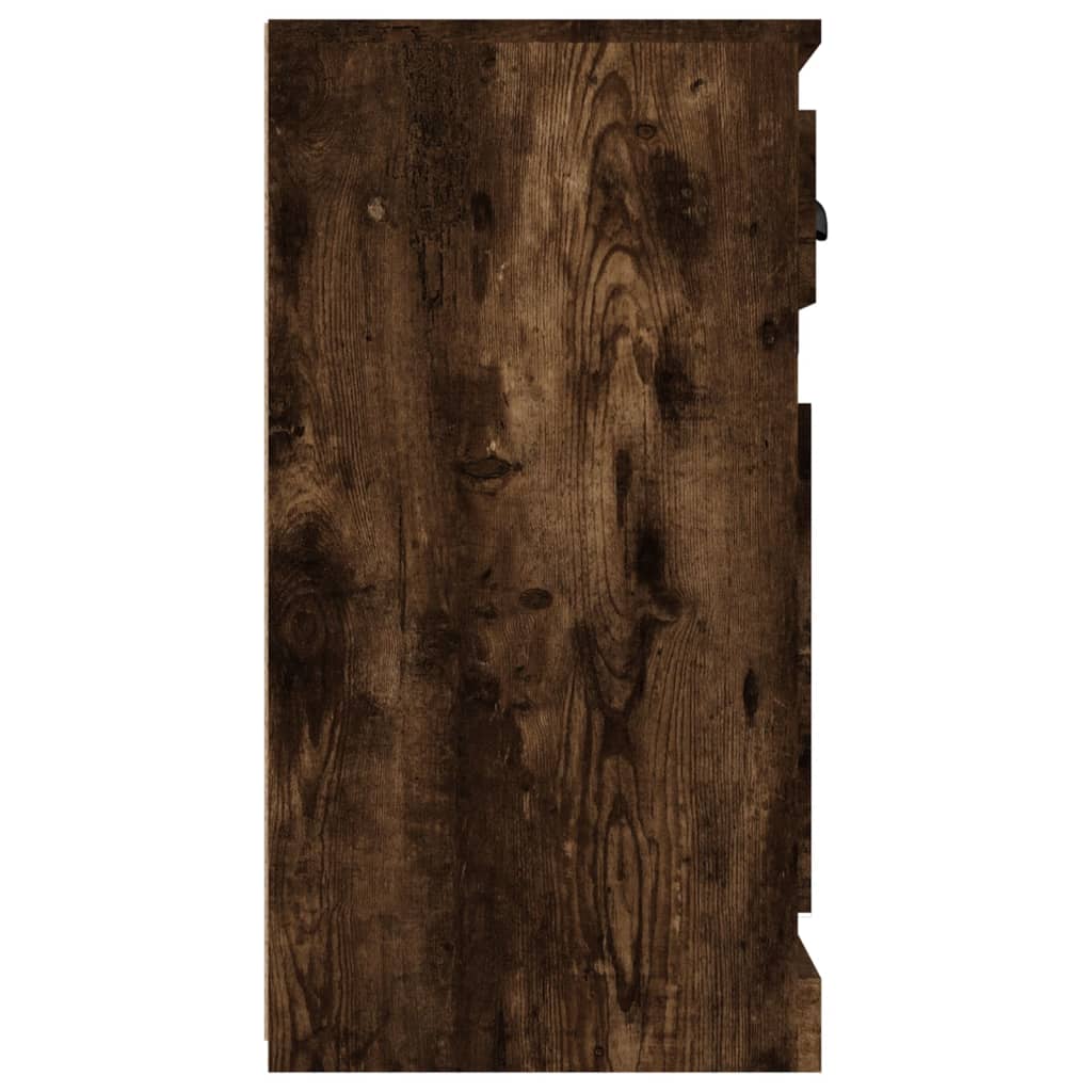 Raucher -Eichenbuffet 70x35.5x67,5 cm Ingenieurholz Holz
