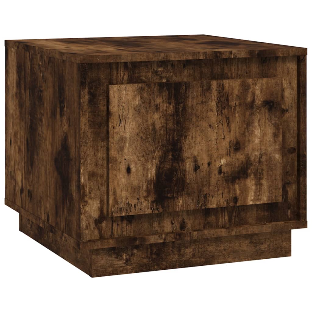 Smoked oak coffee table 51x50x44 cm engineering wood