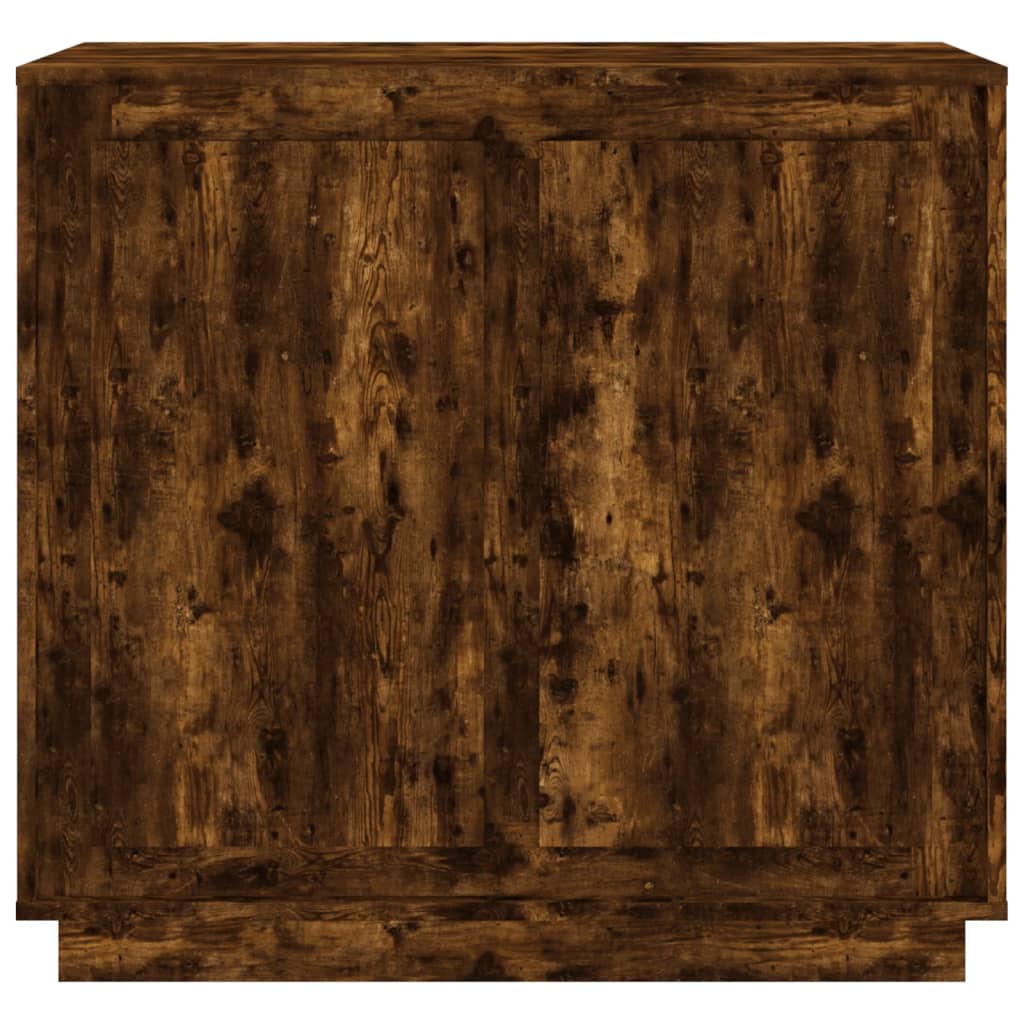 Smoked oak buffet 80x34x75 cm engineering wood