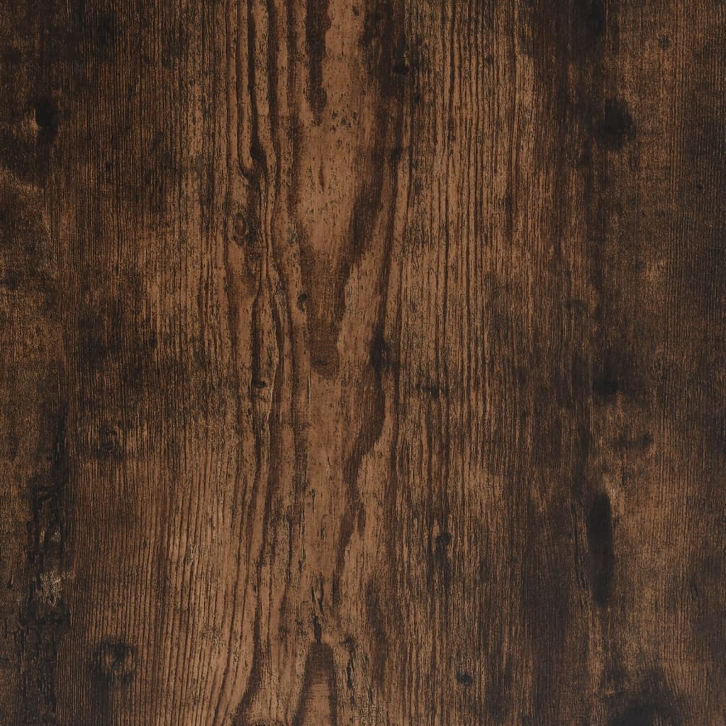 Struttura letto in rovere affumicato 90x190 cm in derivati ​​del legno