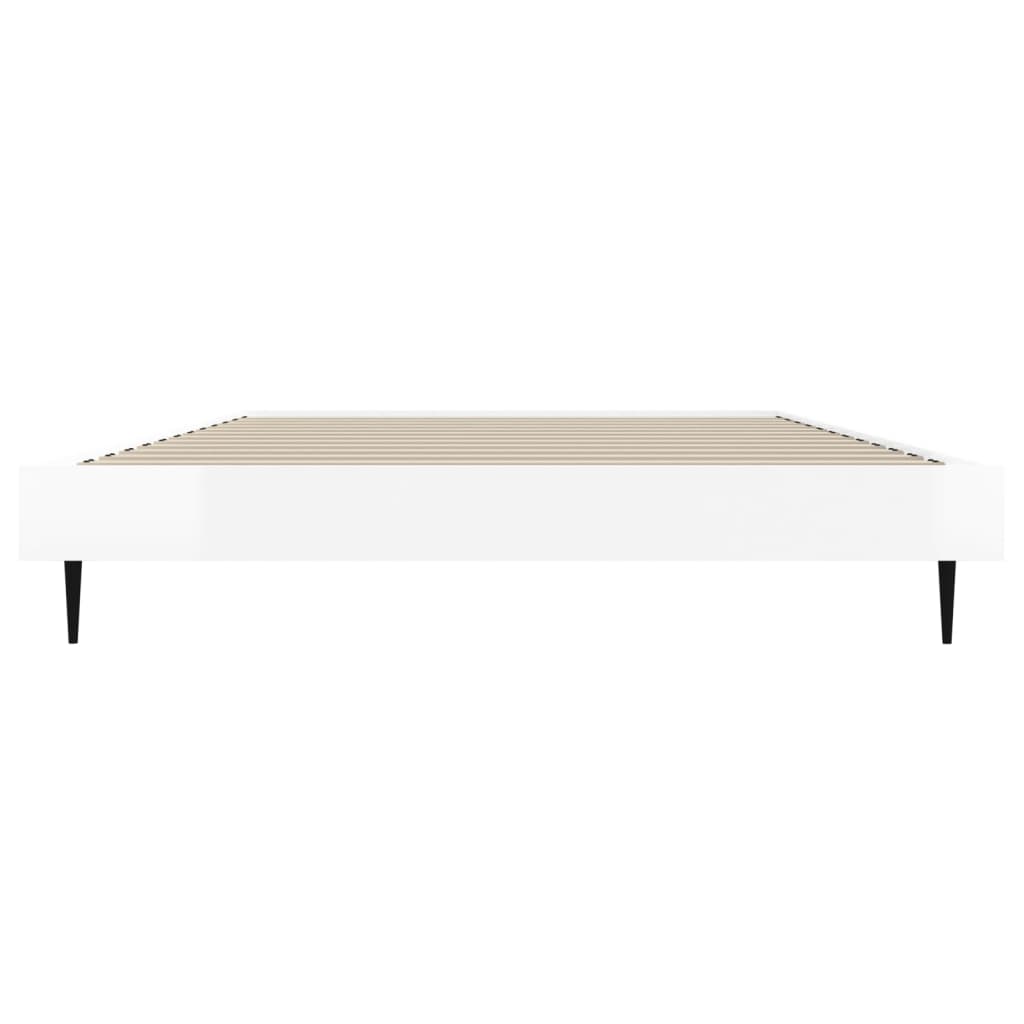 Brilliant White Bed Frame 90x200 cm Engineering Holz