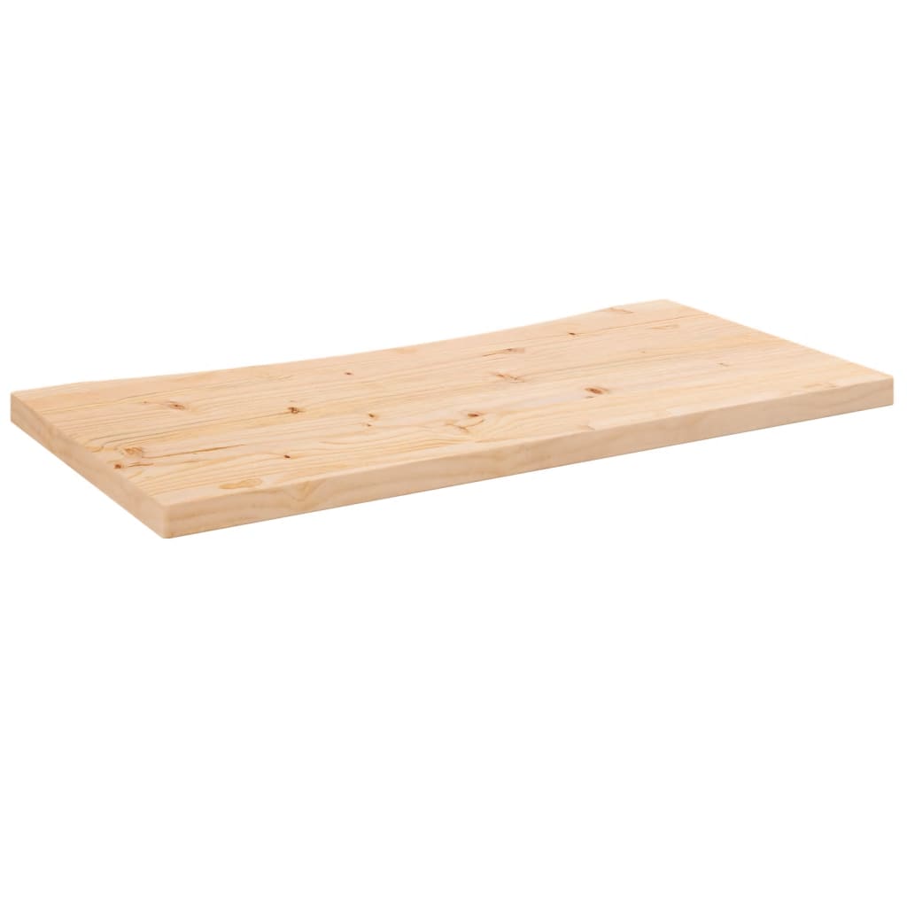 Desk top 80x40x2.5 cm solid pine wood