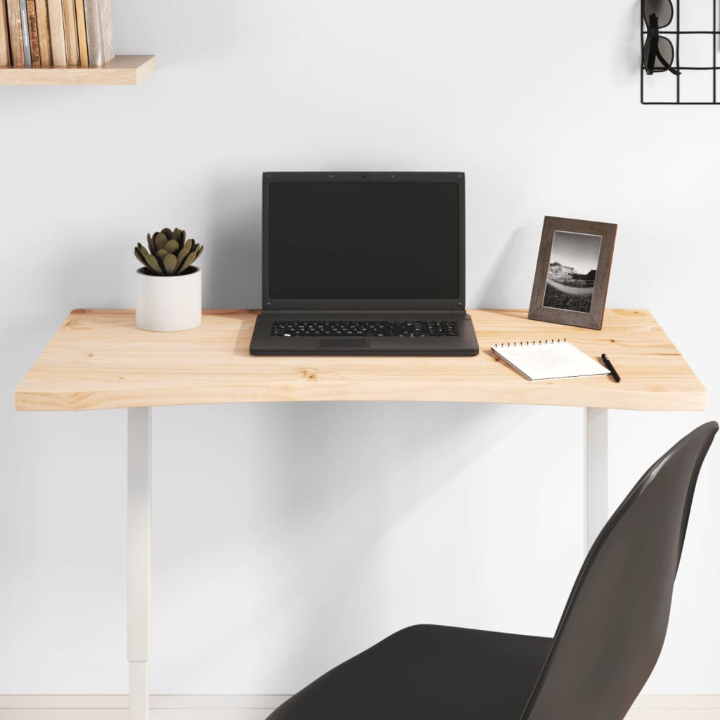 Desk top 80x40x2.5 cm solid pine wood
