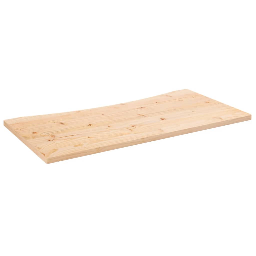 Desk top 110x55x2.5 cm solid pine wood