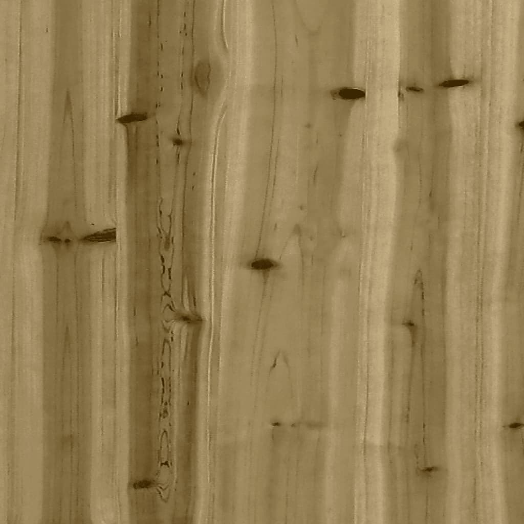 Poggiapiedi da giardino 120x80 cm in legno di pino impregnato