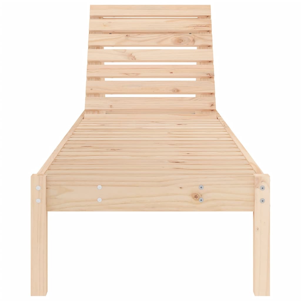 Lange Stühle 2 PCs 199,5x60x74 cm Festkieferholz