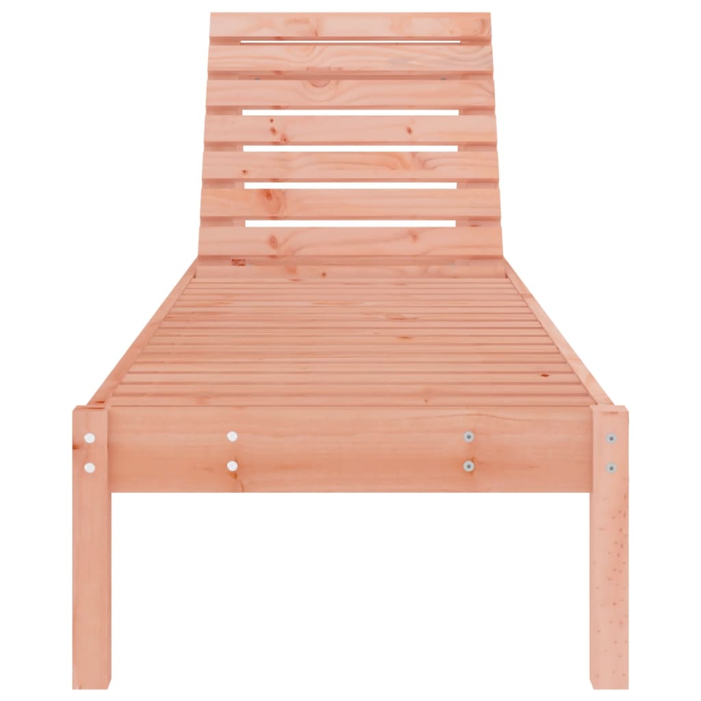 Long chairs 2 pcs 199.5x60x74 cm Solid wood of Douglas
