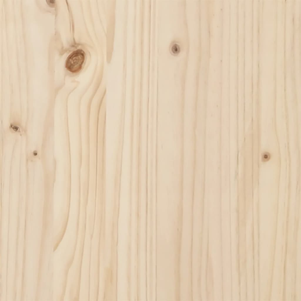 Panca da giardino 110x38x45 cm in legno di pino massiccio