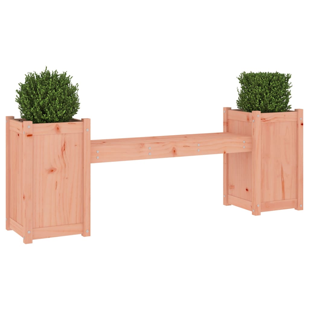Bench with planters 180x36x63 cm Solid wood of Douglas