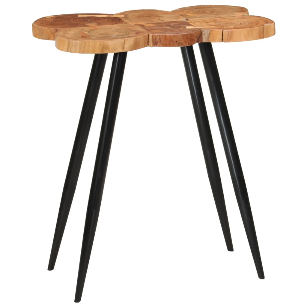 90x54x105 cm solid acacia wood bar table