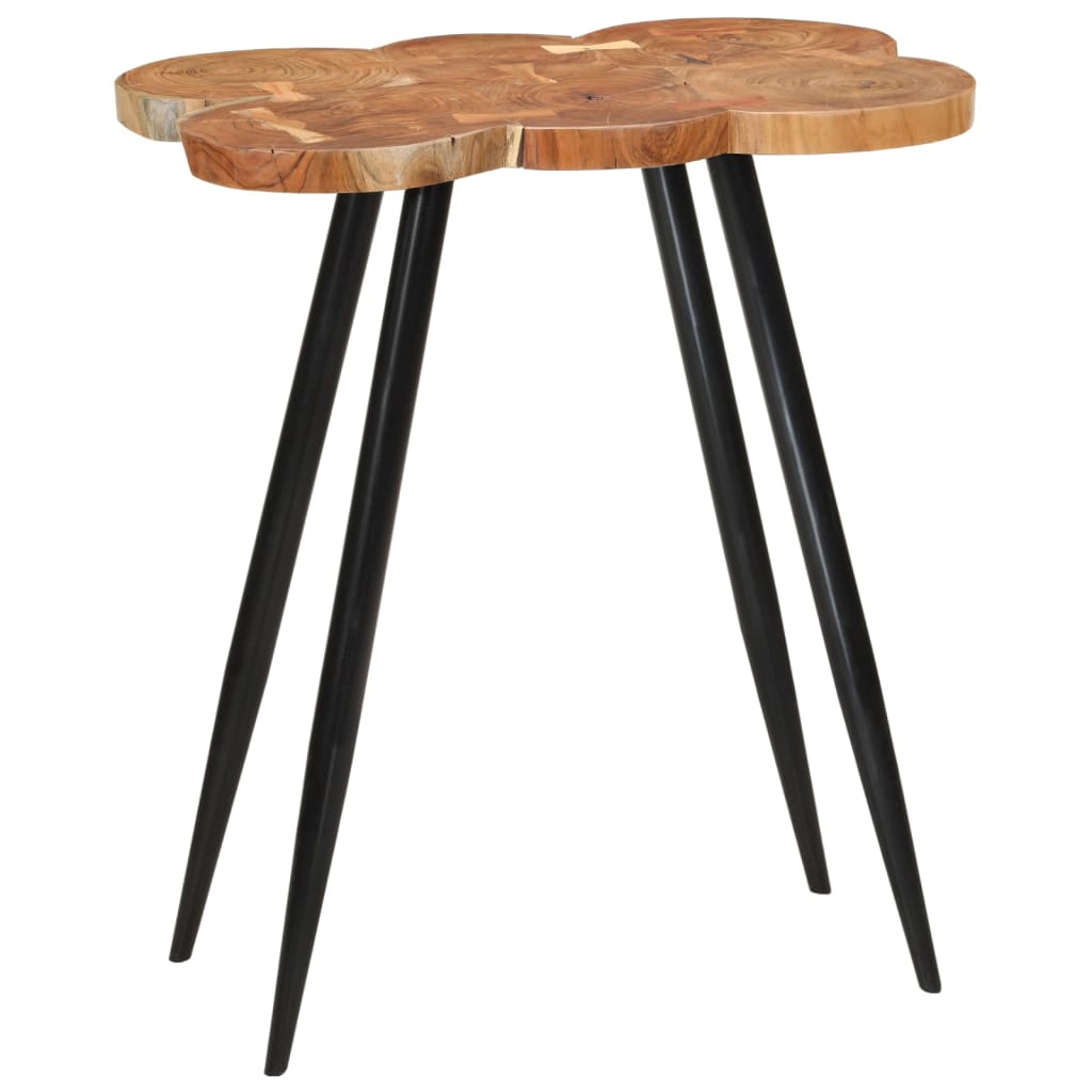90x54x105 cm solid acacia wood bar table