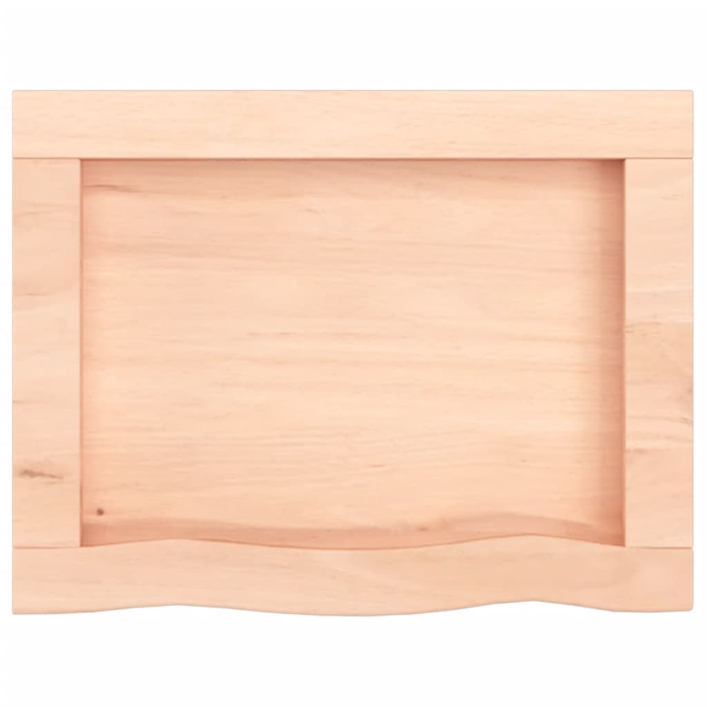 40x30x wall shelf (2-6) CM Undretered solid oak wood