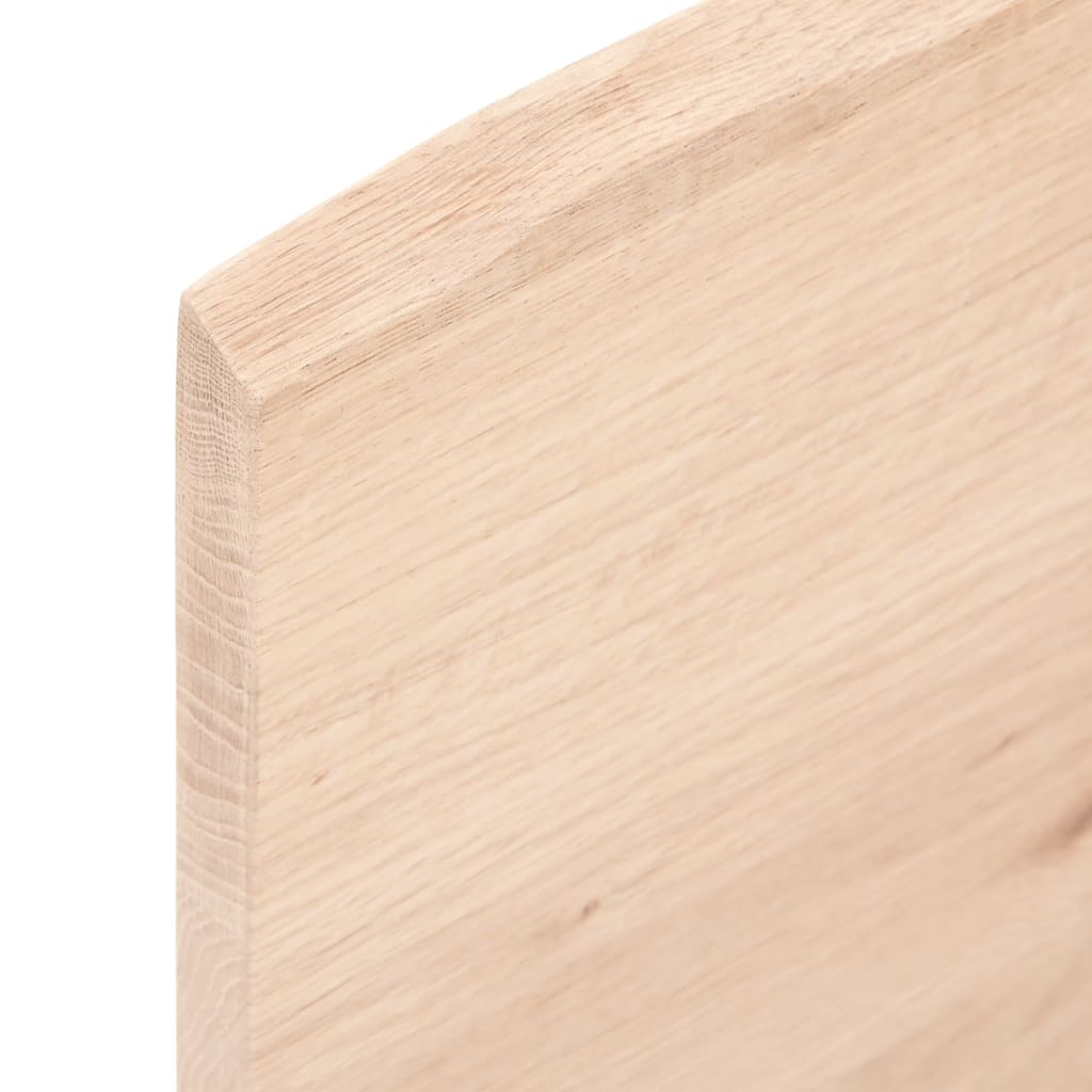 Wall shelf 100x50x2 cm Untreated solid oak wood