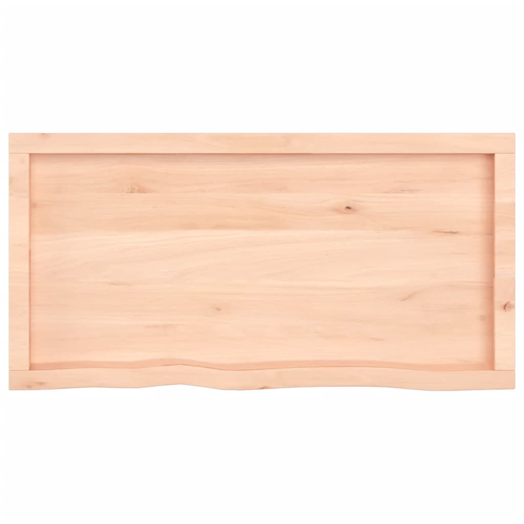 100x50x Wandschelf (2-6) cm undreterierter Eichenholzholz