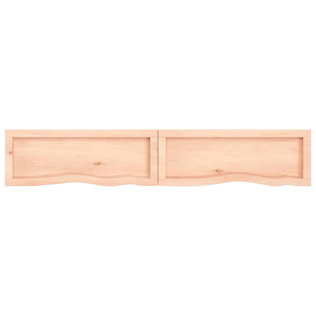 160x30x Scaffale a parete (2-6) cm in legno di quercia solida non classificata