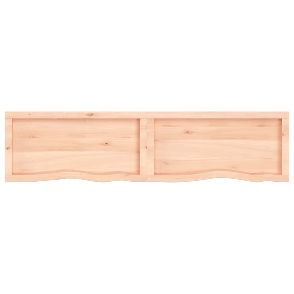 160x40x wall shelf (2-6) CM Undretered solid oak wood