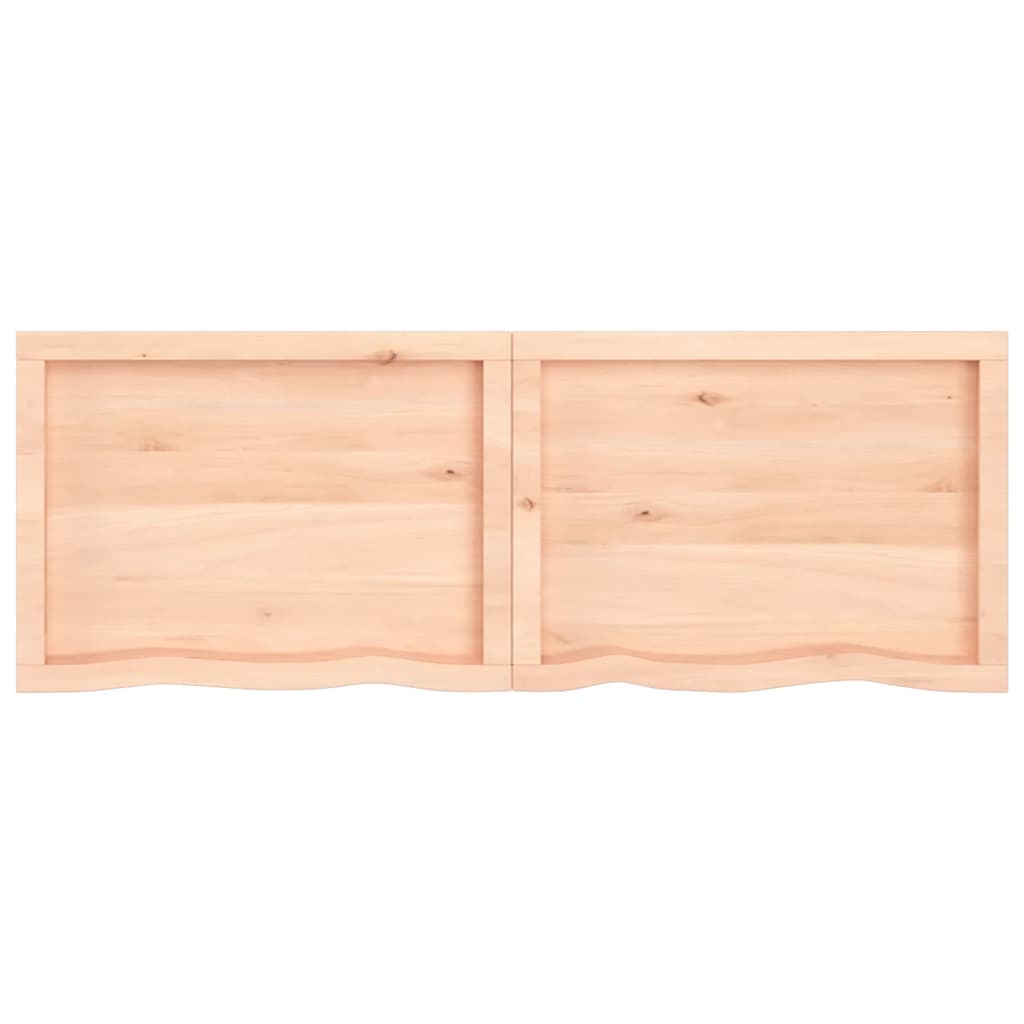 160x50x Wandschelf (2-6) cm undreterierter Eichenholzholz