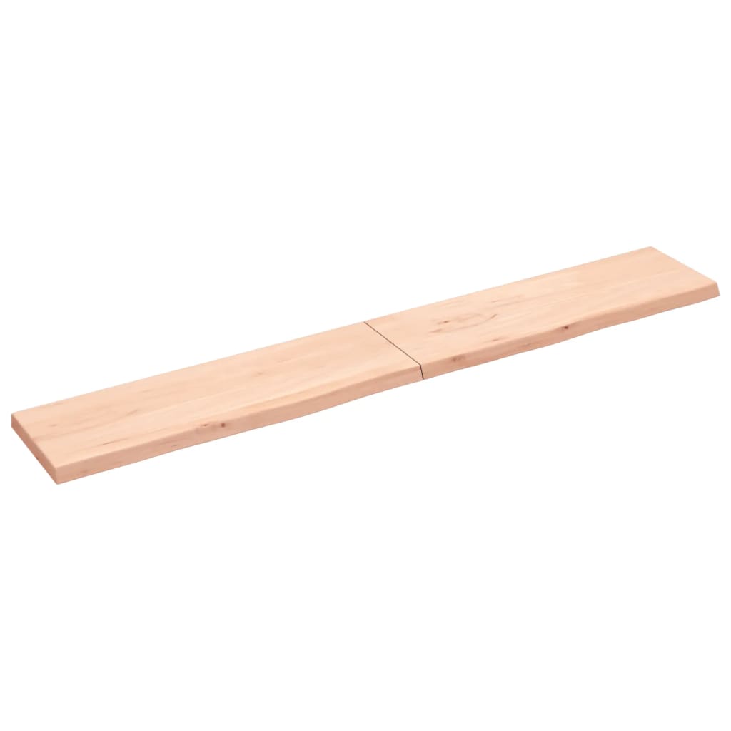 200x30x wall shelf (2-4) CM Undretered solid oak wood