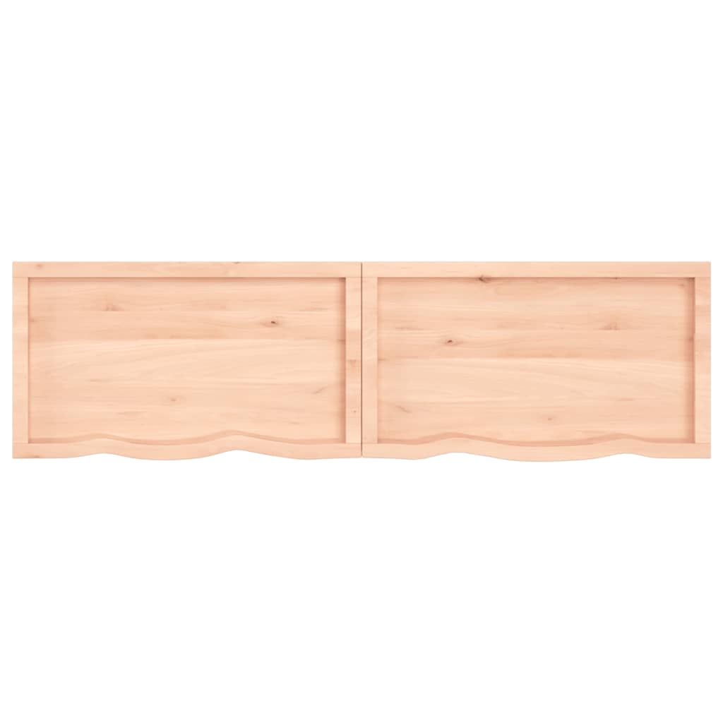 200x50x wall shelf (2-4) CM Undretered solid oak wood
