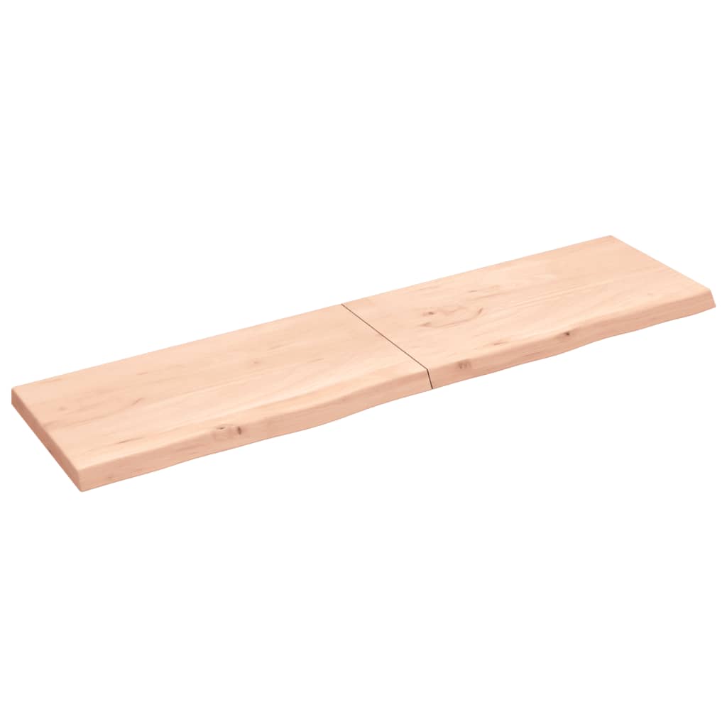 200x50x wall shelf (2-6) CM Undretered solid oak wood