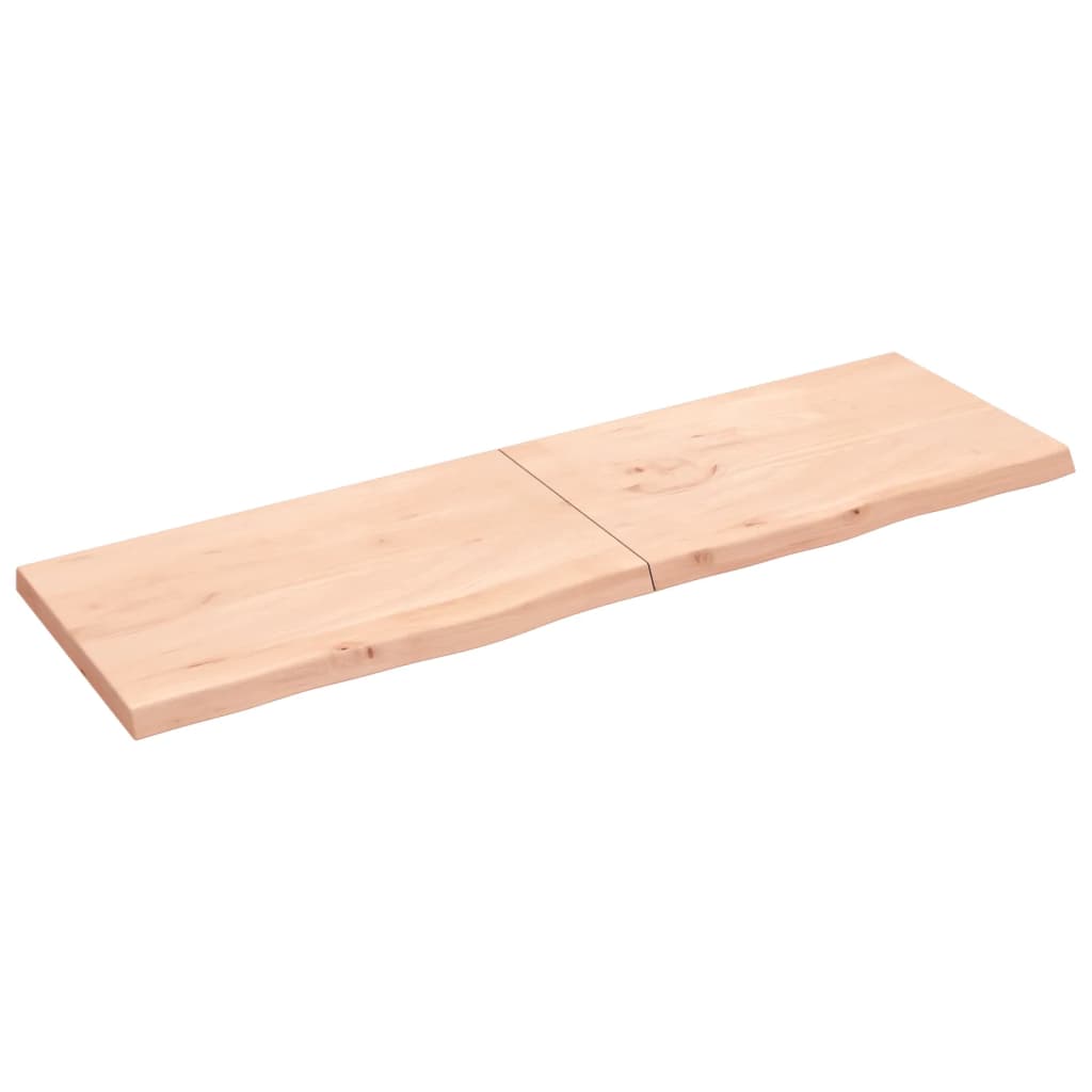 200x60x Wandschelf (2-6) cm undreterierter Eichenholz Holz