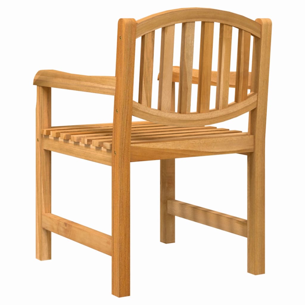 Garden chairs Lot of 2,58x59x88 cm Solid teak wood