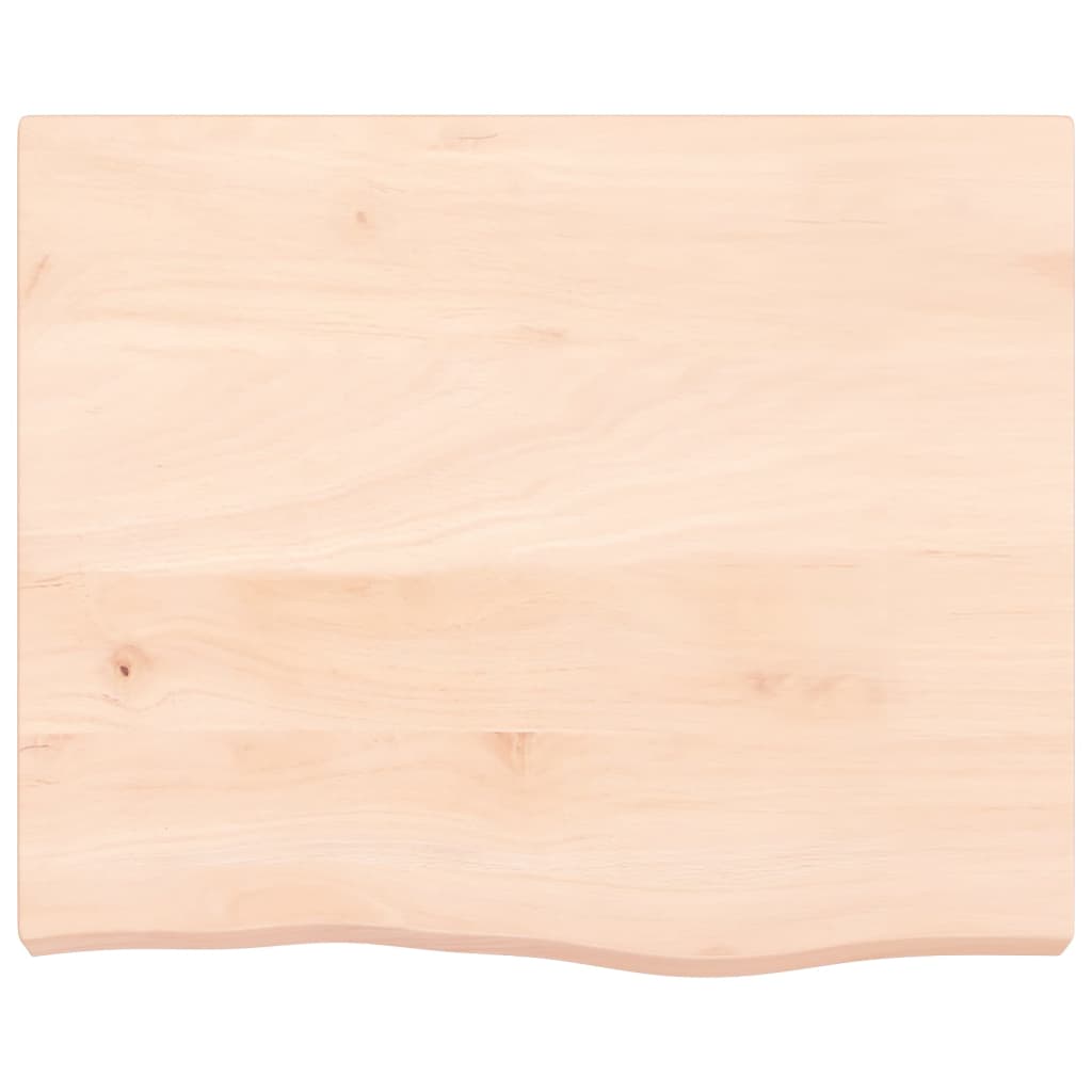 60x50x table top (2-6) cm Untreated solid oak wood