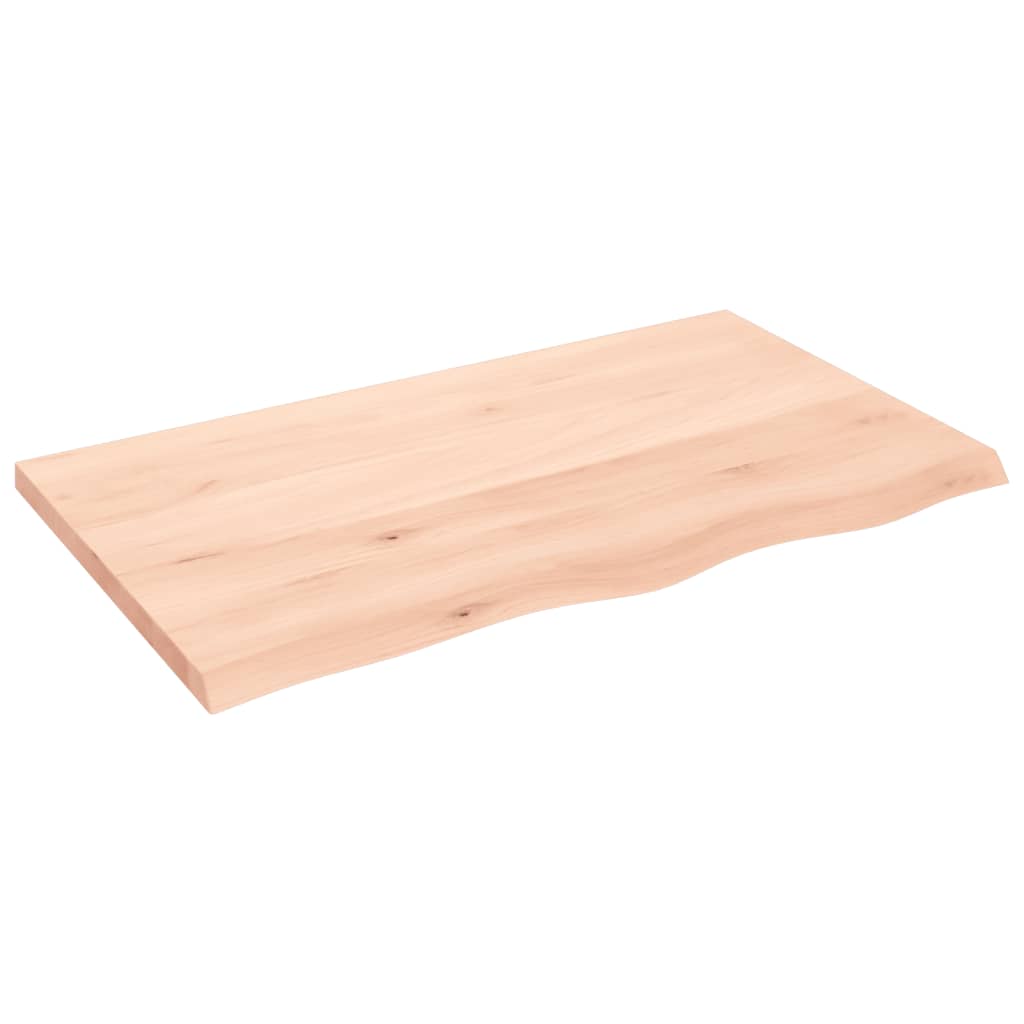 Dessus de table 100x60x(2-4) cm bois de chêne massif non traité