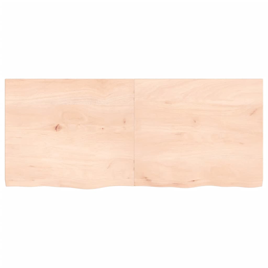 140x60x table top (2-4) cm Untreated solid oak wood