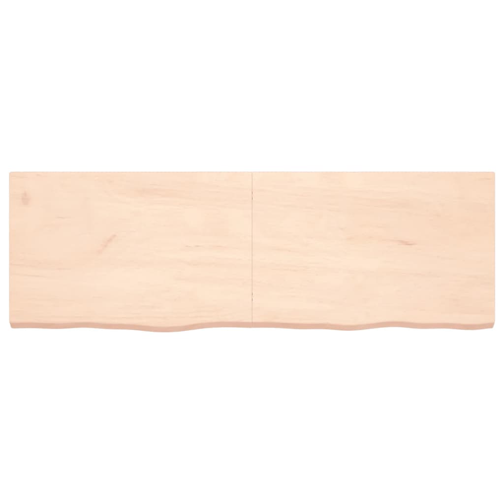 180x60x table top (2-6) cm Untreated solid oak wood