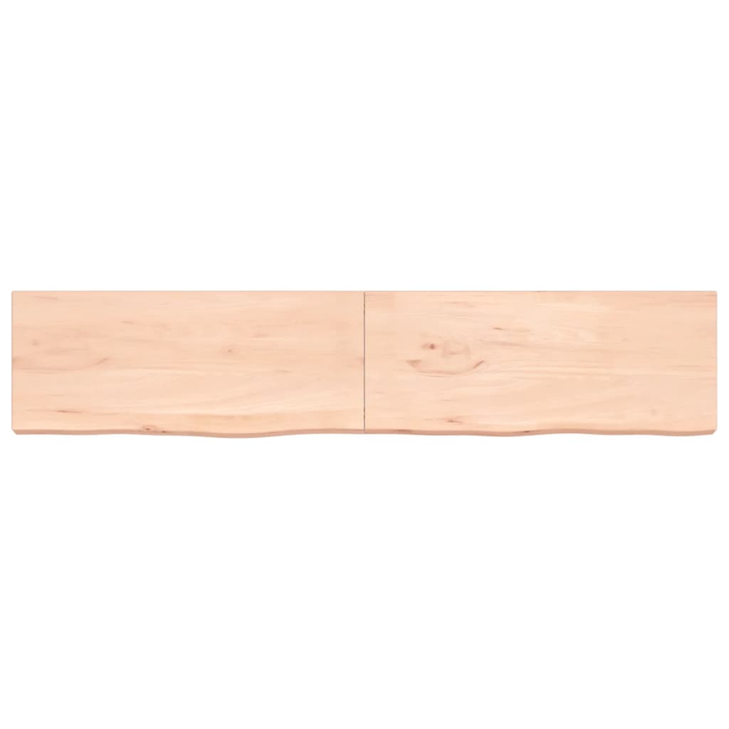 Dessus de table 200x40x6 cm bois de chêne massif non traité