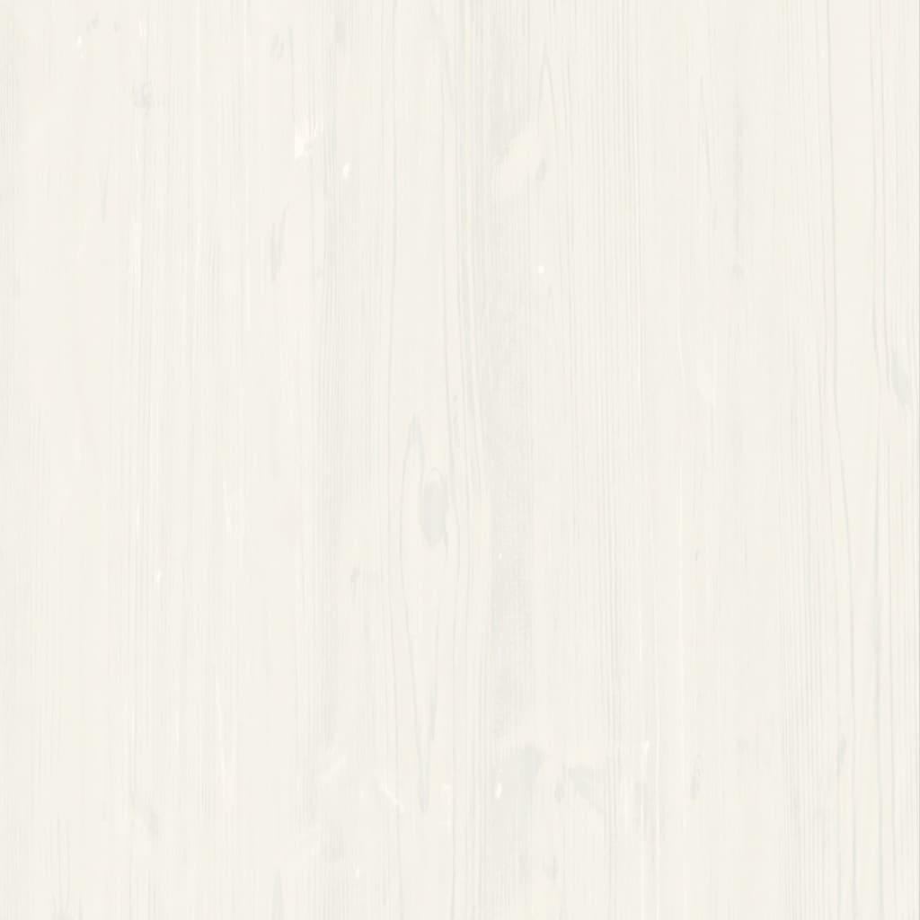 Buffet avec tiroirs VIGO 113x40x75 cm blanc bois massif de pin
