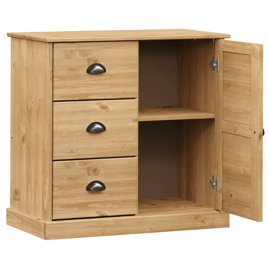 Buffet with vigo drawers 78x40x75 cm solid pine wood