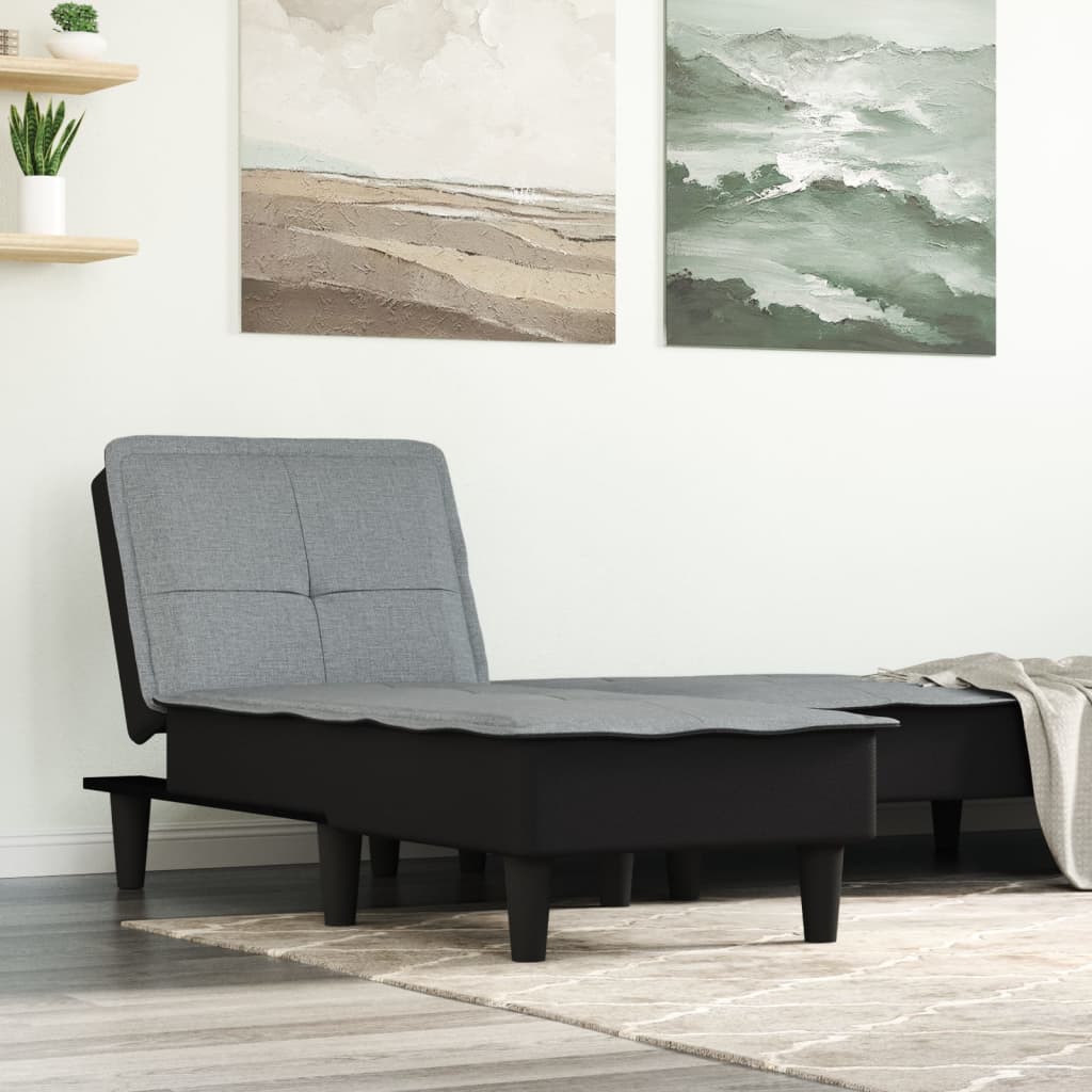 Light gray lounge chair fabric