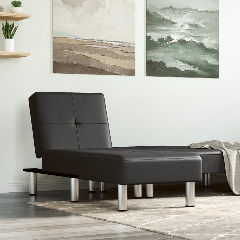 Similar black lounge chair