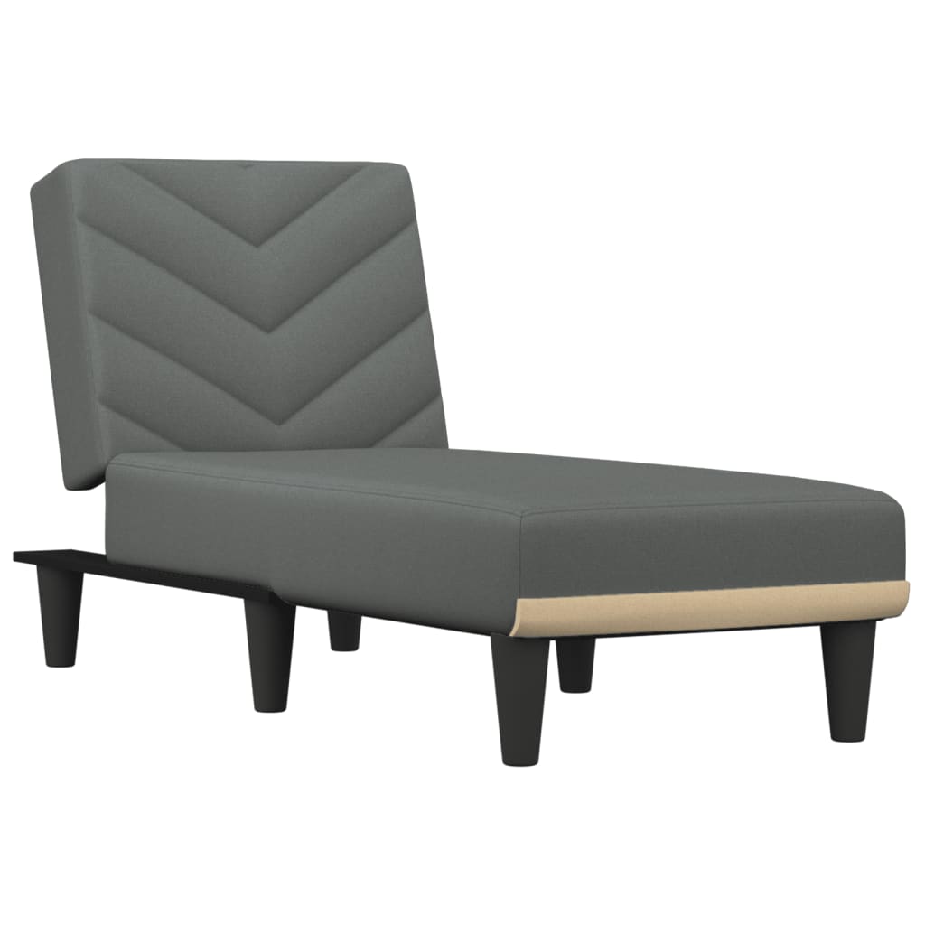 Dark gray lounge chair fabric