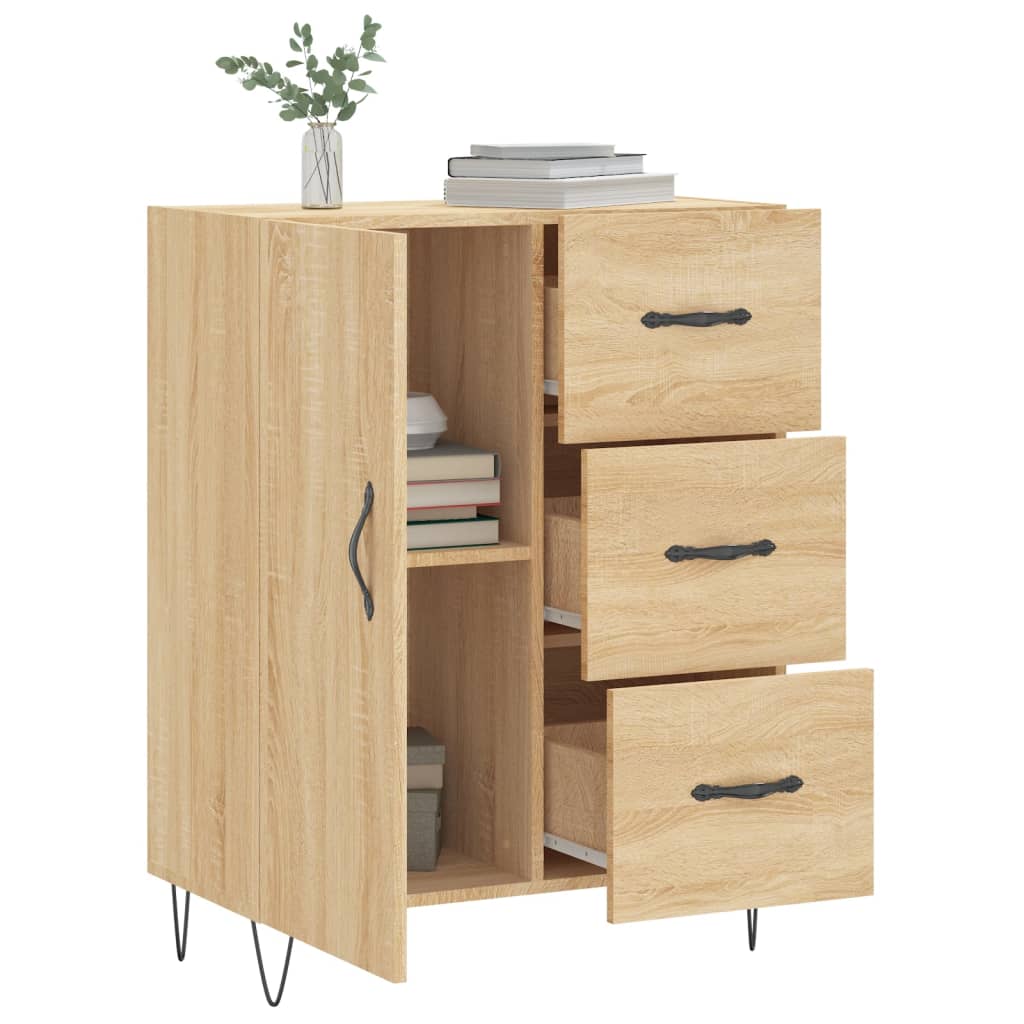 Sonoma Oak Buffet 69.5x34x90 cm Ingenieurholz Holz